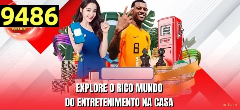 Imagem promocional do aplicativo mobile da betvip